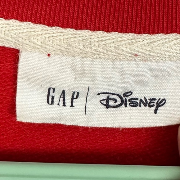 GAP x Disney Mickey Mouse Red Sweatshirt - Picture 4 of 8